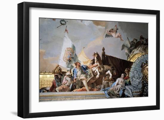 Glory of Spain (detail)-Giambattista Tiepolo-Framed Giclee Print