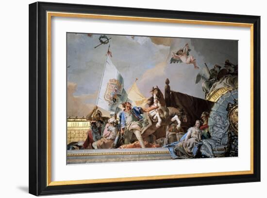 Glory of Spain (detail)-Giambattista Tiepolo-Framed Giclee Print