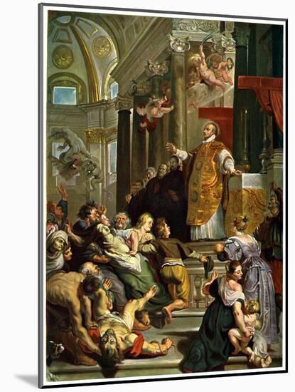 Glory of St Ignatius of Loyola (1616) by Rubens-Peter Paul Rubens-Mounted Giclee Print