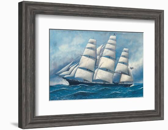 Glory of the Seas-Antonio Jacobsen-Framed Premium Giclee Print