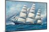 Glory of the Seas-Antonio Jacobsen-Mounted Premium Giclee Print