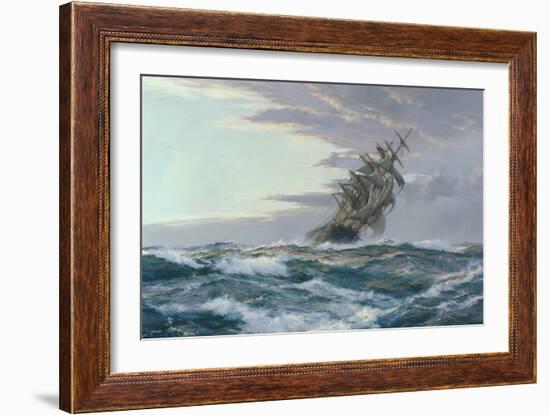 Glory of the Seas-Montague Dawson-Framed Art Print