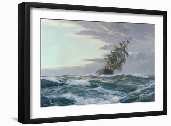 Glory of the Seas-Montague Dawson-Framed Art Print