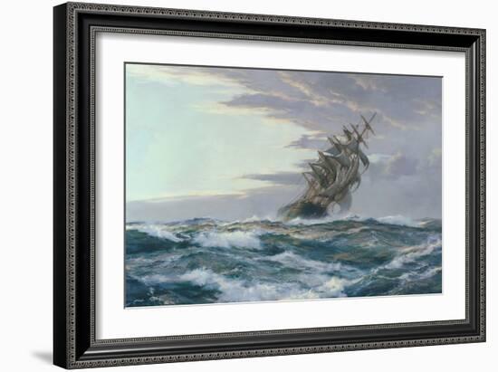 Glory of the Seas-Montague Dawson-Framed Art Print
