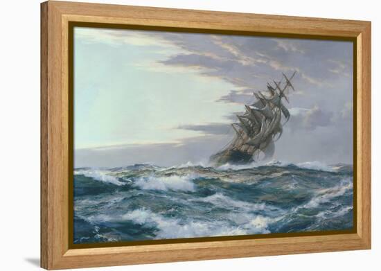 Glory of the Seas-Montague Dawson-Framed Stretched Canvas