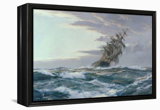 Glory of the Seas-Montague Dawson-Framed Stretched Canvas