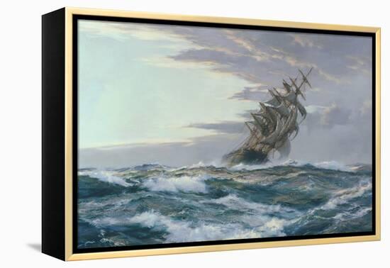 Glory of the Seas-Montague Dawson-Framed Stretched Canvas