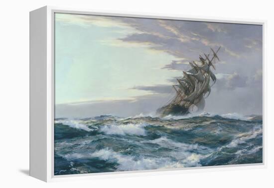 Glory of the Seas-Montague Dawson-Framed Stretched Canvas