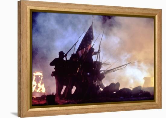 Glory (Pour la gloire) by EdwardZwick, 1989 (guerre by Secession) (photo)-null-Framed Stretched Canvas