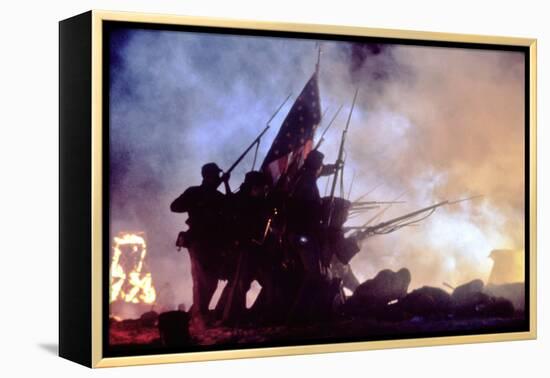 Glory (Pour la gloire) by EdwardZwick, 1989 (guerre by Secession) (photo)-null-Framed Stretched Canvas