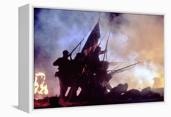 Glory (Pour la gloire) by EdwardZwick, 1989 (guerre by Secession) (photo)-null-Framed Stretched Canvas