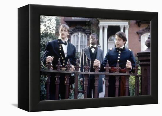 Glory (Pour la gloire) by EdwardZwick with Cary Elwes, Andre Braugher and Matthew Broderick., 1989 -null-Framed Stretched Canvas