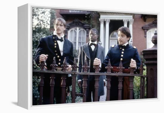 Glory (Pour la gloire) by EdwardZwick with Cary Elwes, Andre Braugher and Matthew Broderick., 1989 -null-Framed Stretched Canvas