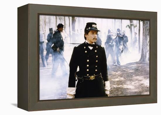 Glory (Pour la gloire) by EdwardZwick with Matthew Broderick, 1989 (guerre by Secession) (photo)-null-Framed Stretched Canvas