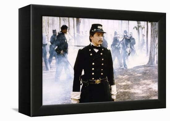 Glory (Pour la gloire) by EdwardZwick with Matthew Broderick, 1989 (guerre by Secession) (photo)-null-Framed Stretched Canvas