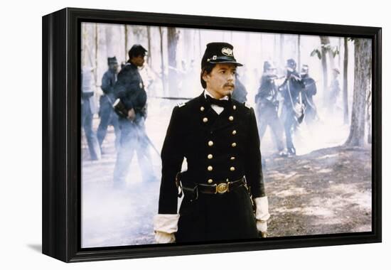 Glory (Pour la gloire) by EdwardZwick with Matthew Broderick, 1989 (guerre by Secession) (photo)-null-Framed Stretched Canvas