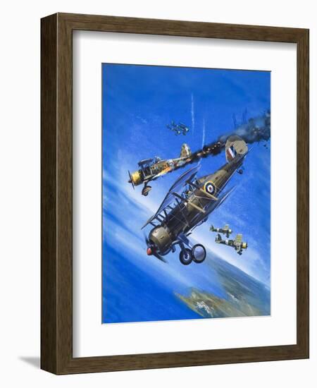 Gloster Gladiator-Wilf Hardy-Framed Giclee Print