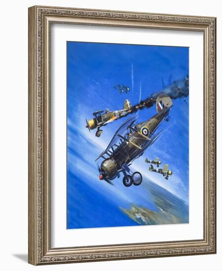 Gloster Gladiator-Wilf Hardy-Framed Giclee Print