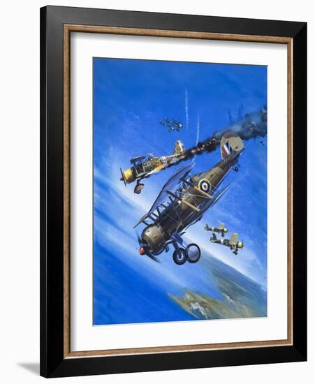 Gloster Gladiator-Wilf Hardy-Framed Giclee Print