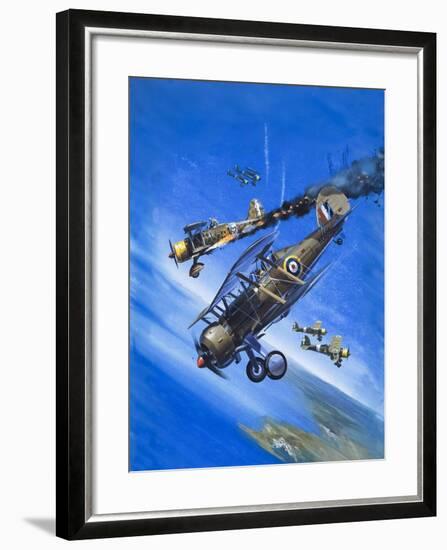 Gloster Gladiator-Wilf Hardy-Framed Giclee Print