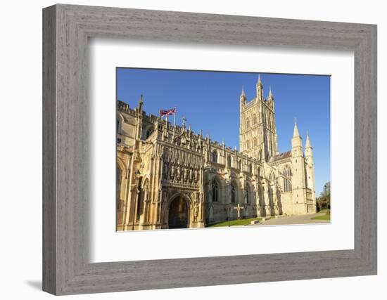 Gloucester Cathedral, city centre, Gloucester, Gloucestershire, England-Neale Clark-Framed Photographic Print