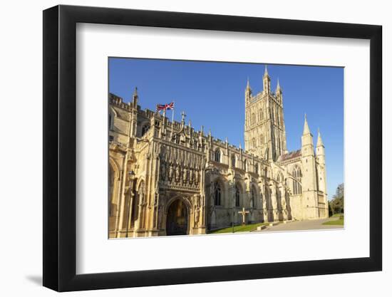 Gloucester Cathedral, city centre, Gloucester, Gloucestershire, England-Neale Clark-Framed Photographic Print