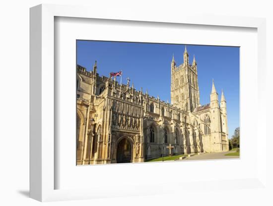 Gloucester Cathedral, city centre, Gloucester, Gloucestershire, England-Neale Clark-Framed Photographic Print