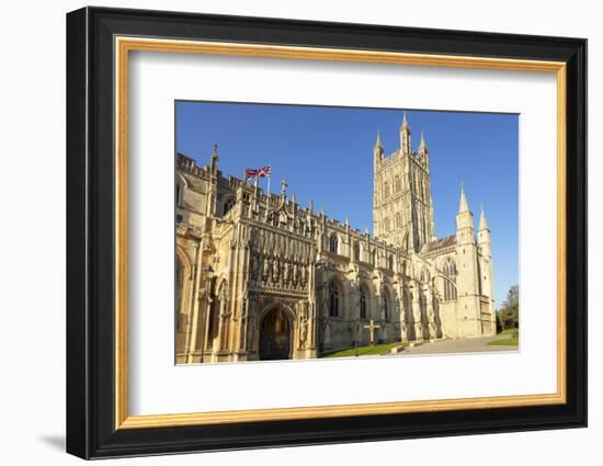 Gloucester Cathedral, city centre, Gloucester, Gloucestershire, England-Neale Clark-Framed Photographic Print