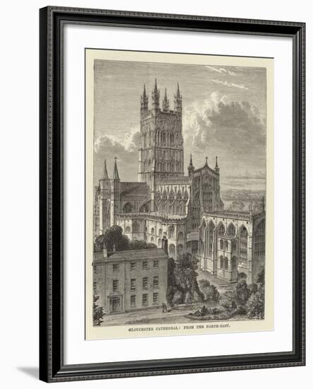 Gloucester Cathedral, from the North-East-null-Framed Giclee Print