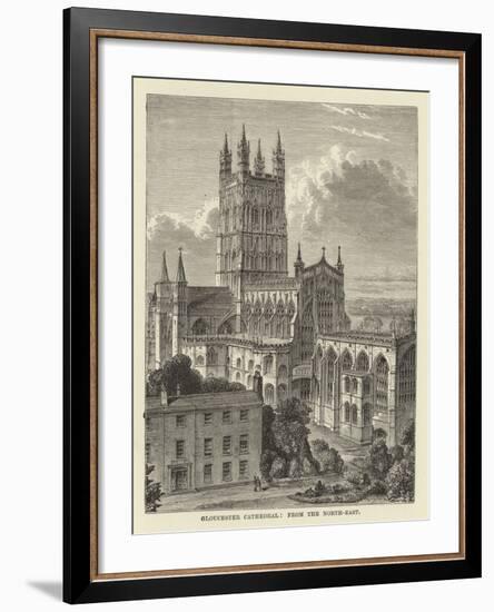 Gloucester Cathedral, from the North-East-null-Framed Giclee Print