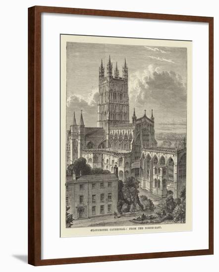 Gloucester Cathedral, from the North-East-null-Framed Giclee Print