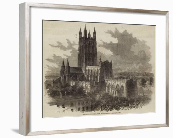 Gloucester Cathedral, from the South-East-null-Framed Giclee Print