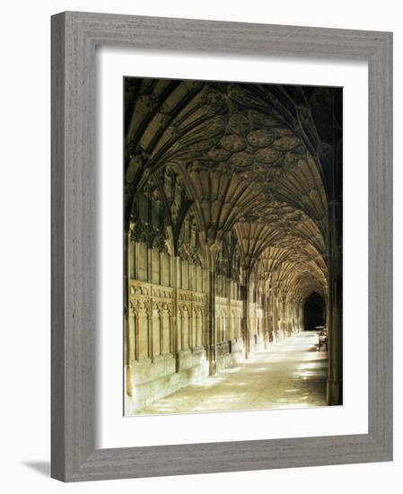 Gloucester Cathedral, Gloucester, Gloucestershire, England, United Kingdom-Adam Woolfitt-Framed Photographic Print