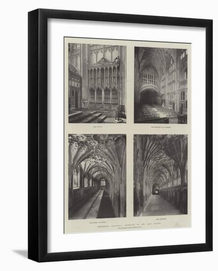 Gloucester Cathedral, Reopening of the Lady Chapel-null-Framed Giclee Print