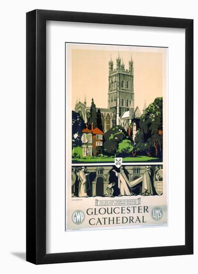 Gloucester Cathedral-null-Framed Art Print