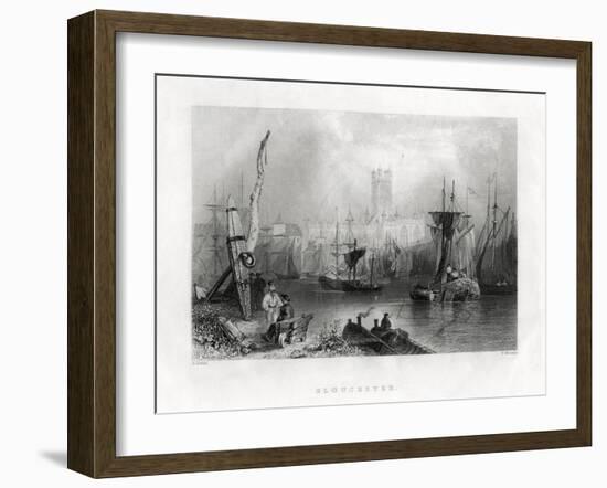 Gloucester, England, 19th Century-W Mossman-Framed Giclee Print