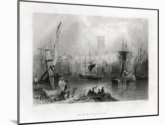 Gloucester, England, 19th Century-W Mossman-Mounted Giclee Print