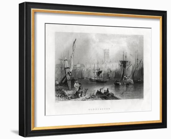 Gloucester, England, 19th Century-W Mossman-Framed Giclee Print