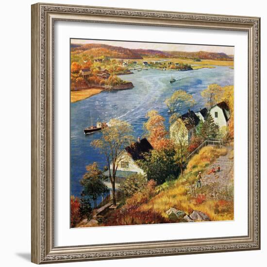 "Gloucester Harbor", November 14, 1959-John Clymer-Framed Giclee Print