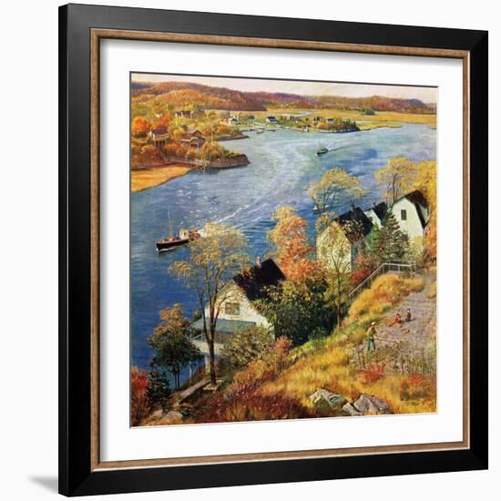 "Gloucester Harbor", November 14, 1959-John Clymer-Framed Giclee Print