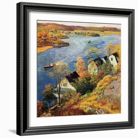 "Gloucester Harbor", November 14, 1959-John Clymer-Framed Giclee Print