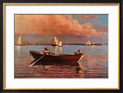 Winslow Homer Gloucester Harbor 1873 high quality fine art print poster 36x24/"