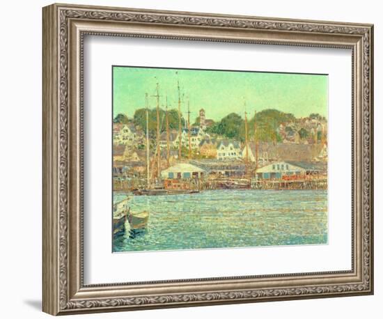 Gloucester Harbour, 1917-Childe Hassam-Framed Giclee Print