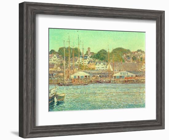 Gloucester Harbour, 1917-Childe Hassam-Framed Giclee Print