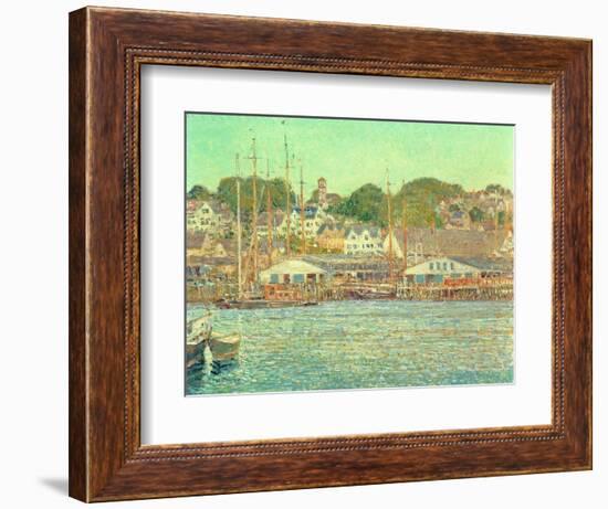 Gloucester Harbour, 1917-Childe Hassam-Framed Giclee Print