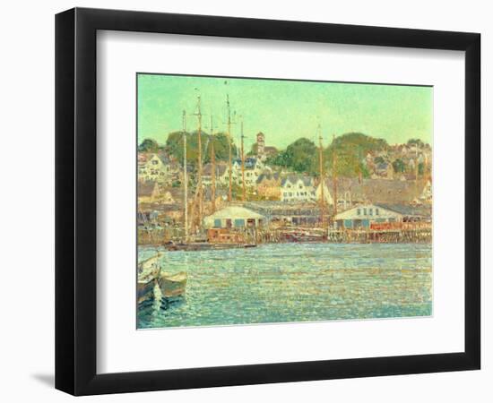 Gloucester Harbour, 1917-Childe Hassam-Framed Giclee Print