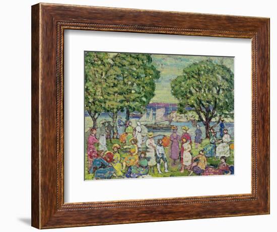 Gloucester Harbour-Maurice Brazil Prendergast-Framed Giclee Print