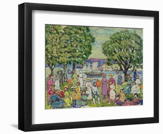 Gloucester Harbour-Maurice Brazil Prendergast-Framed Giclee Print