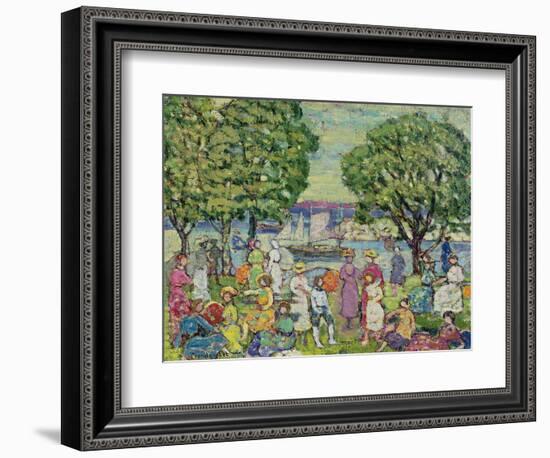 Gloucester Harbour-Maurice Brazil Prendergast-Framed Giclee Print