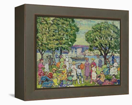 Gloucester Harbour-Maurice Brazil Prendergast-Framed Premier Image Canvas